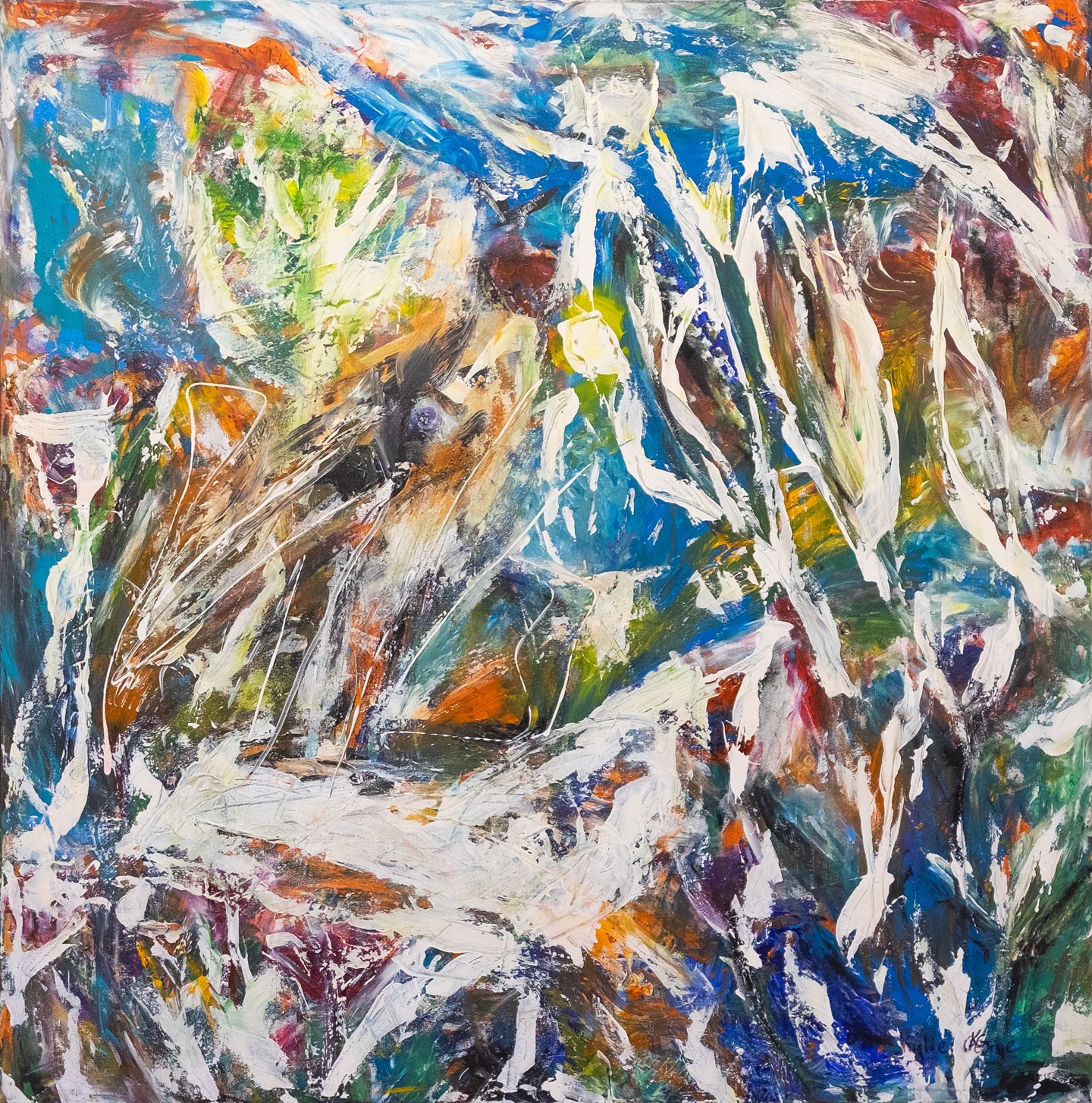 Side profile portrait of a woman