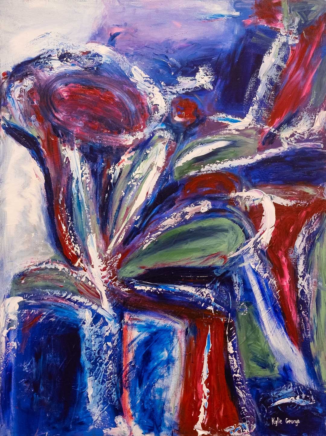 Woman looking to the side covered in a dark veil