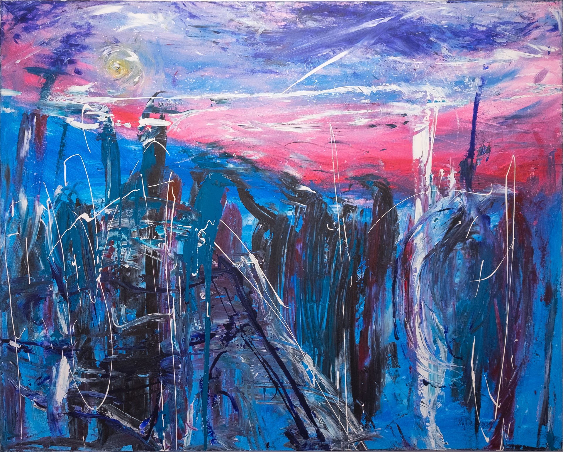 Side profile portrait of a woman